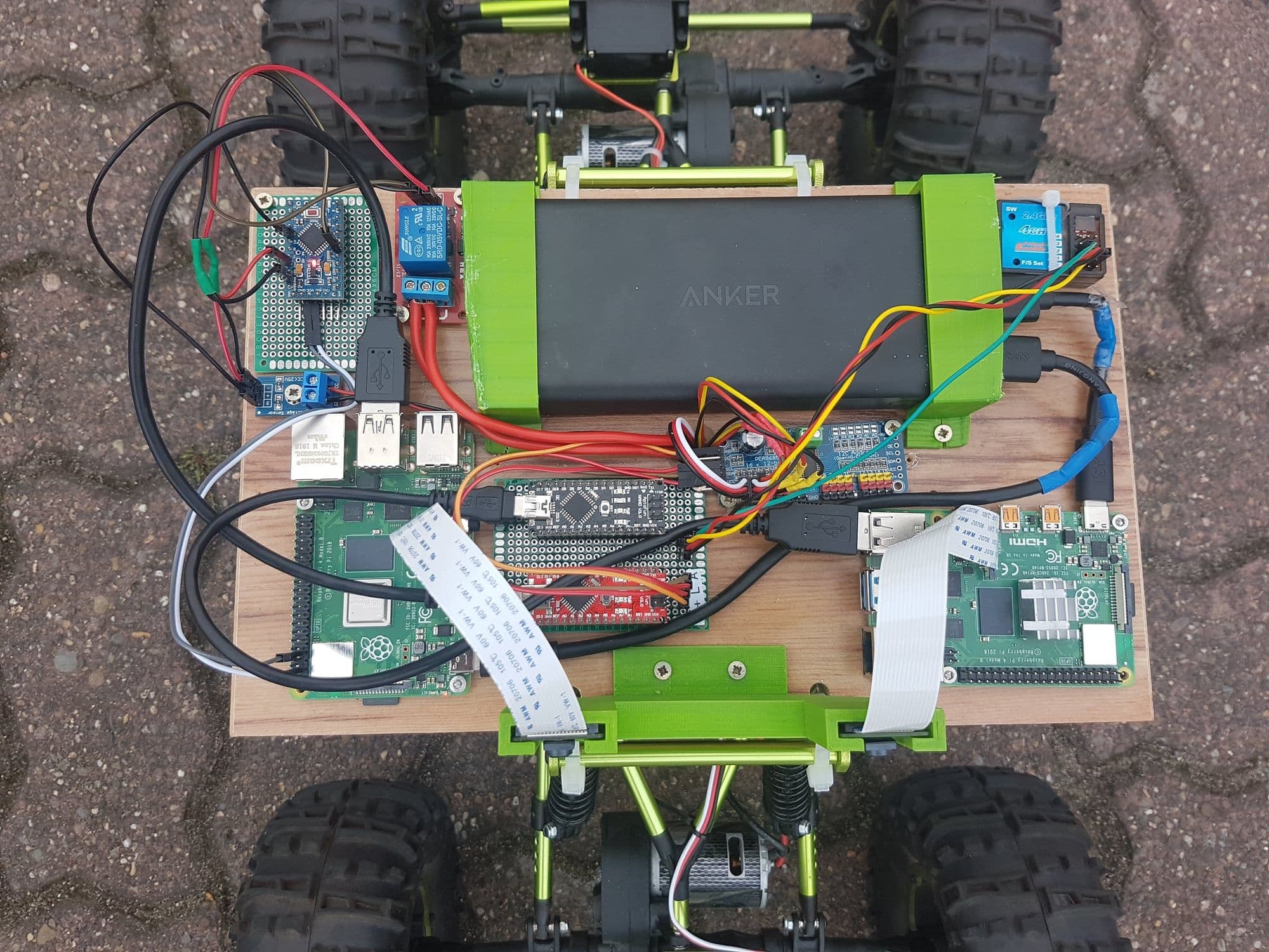 Autonomous car wiring detail