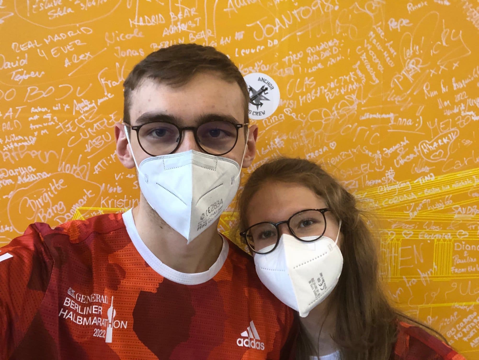 Julian at the Berlin Halbmarathon