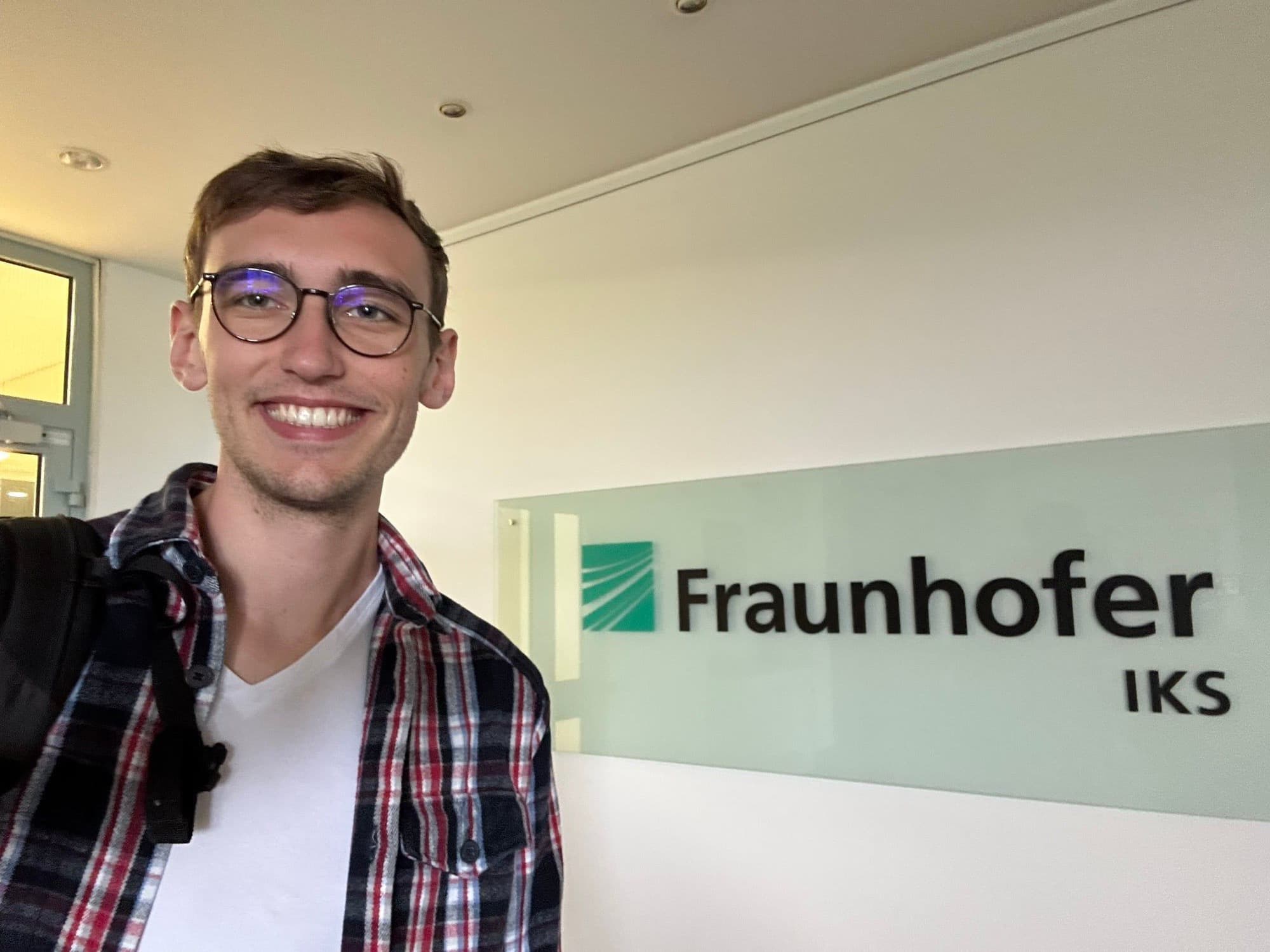 Julian at Fraunhofer IKS, where the quantum ML thesis was written